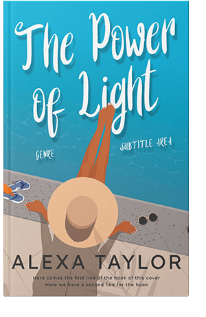 Pre Made Book Cover Eastern Blue