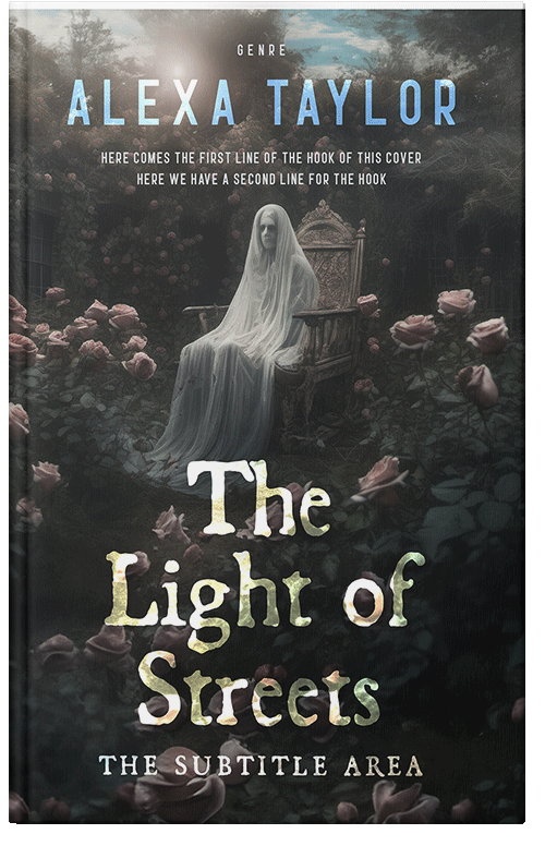 Front view of Heavy Metal #29089 - Premade Abstract Book Cover