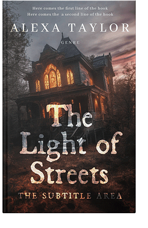 Pre Made Book Cover Cocoa Brown