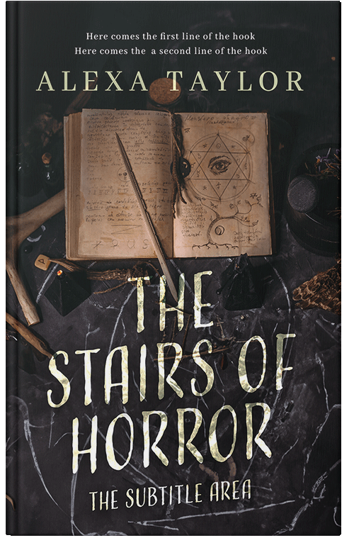Front view of Premade Horror Book Cover - Baltic Sea