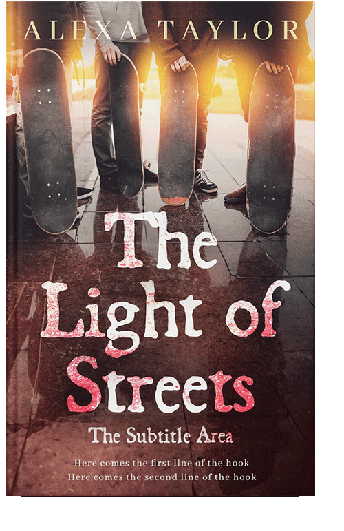 Front view of Cowboy #29103 - Premade Teen & Young Adult Book Cover