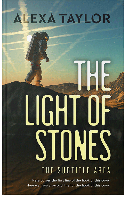 Front view of Sapling #29109 - Premade Science Fiction Book Cover