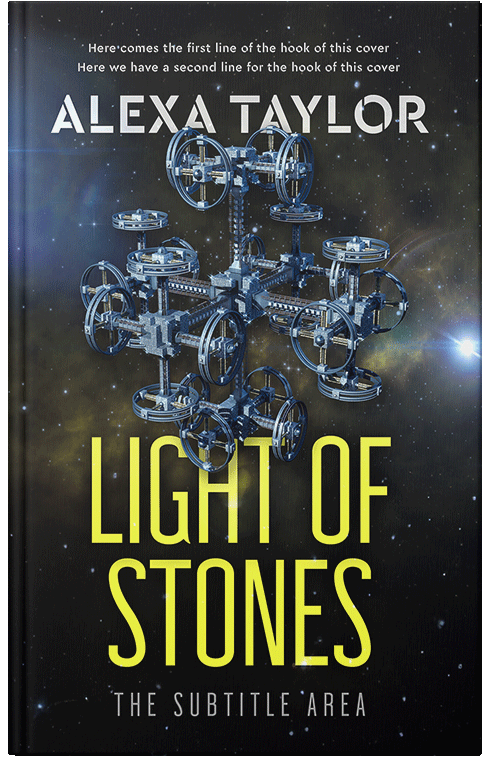 Front view of Shark #29116 - Premade Science Fiction Book Cover