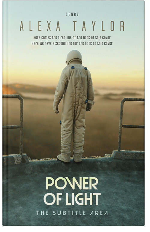 Front view of Kokoda #29119 - Premade Science Fiction Book Cover