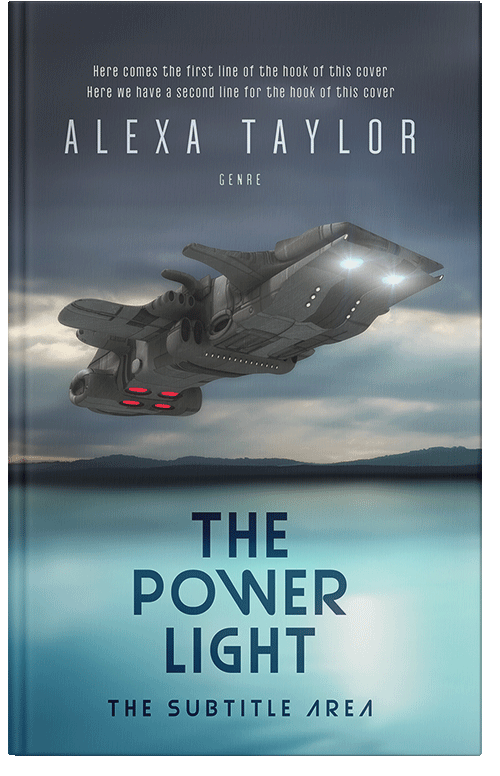 Front view of Limed Spruce #29123 - Premade Science Fiction Book Cover