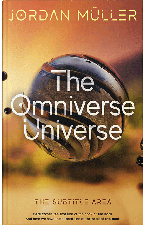 Front view of Copper #29131 - Premade Science Fiction Book Cover