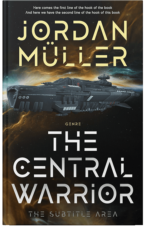 Front view of Zeus #29137 - Premade Science Fiction Book Cover