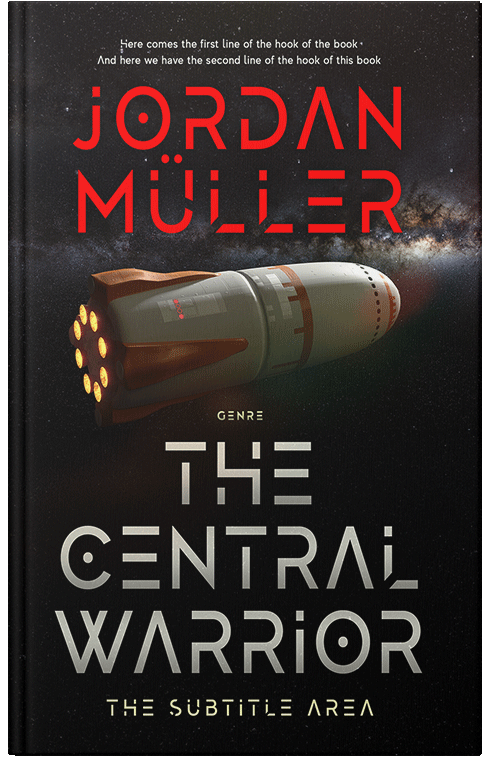 Front view of Cod Gray #29139 - Premade Science Fiction Book Cover