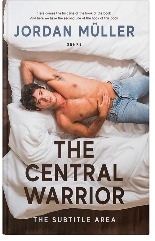 Front view of Premade Erotica Book Cover - Swirl