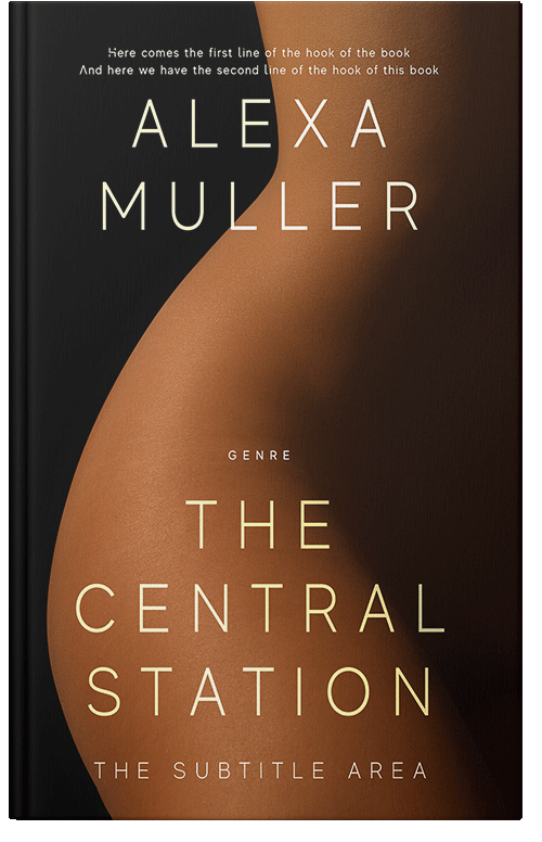 Front view of Premade Erotica Book Cover - Cannon Black