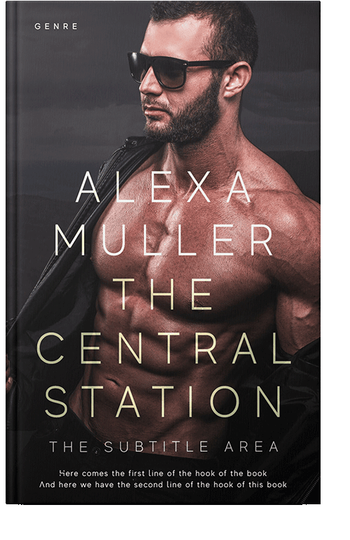 Front view of Thunder #29159 - Premade Erotica Book Cover