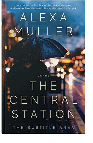 Pre Made Book Cover Quicksand