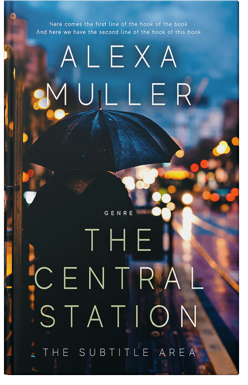 Front view of Quicksand #29165 - Premade Literary Fiction Book Cover