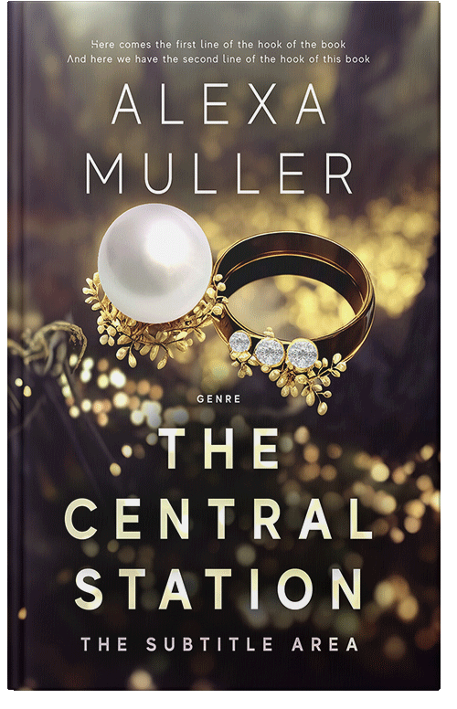 Front view of Cocoa Brown #29166 - Premade Royal Romance Book Cover