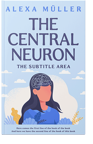 Pre Made Book Cover Tropical Blue