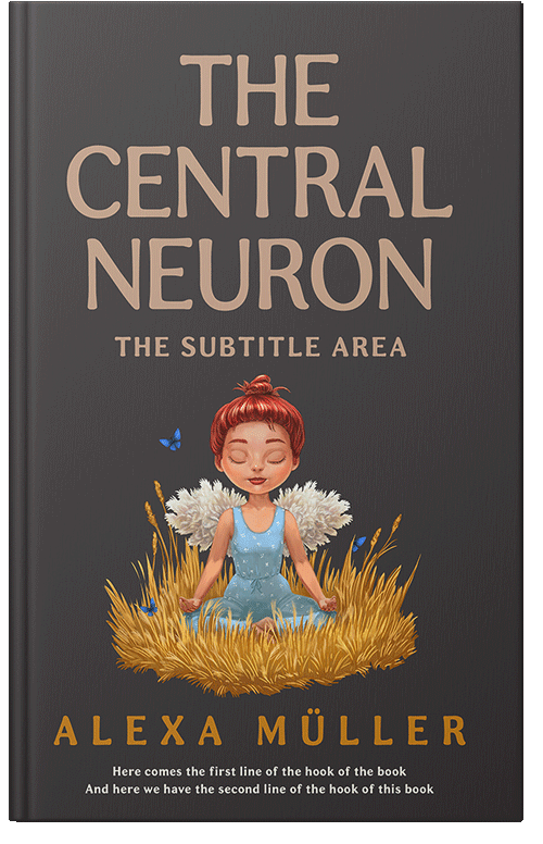 Front view of Premade Children's Book Cover - Masala