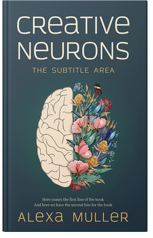 Front view of Premade Health & Mind & Body Book Cover - Pickled Bluewood