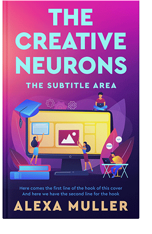 Pre Made Book Cover Cerise