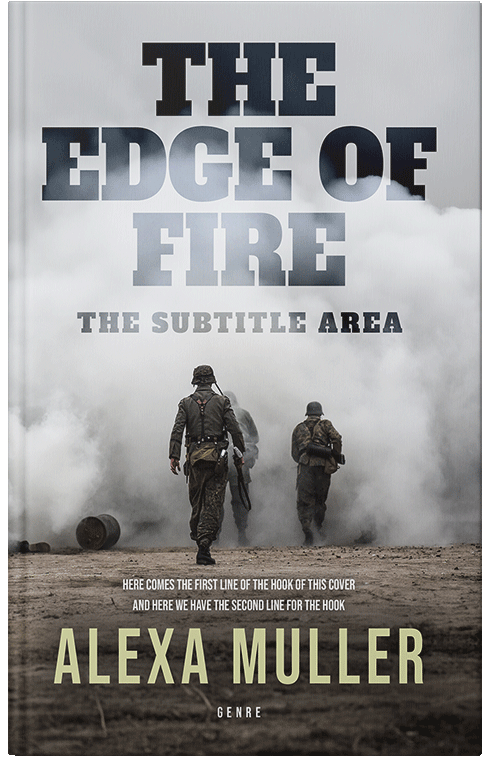 Front view of Premade Mystery & Thriller & Suspense Book Cover - Iron