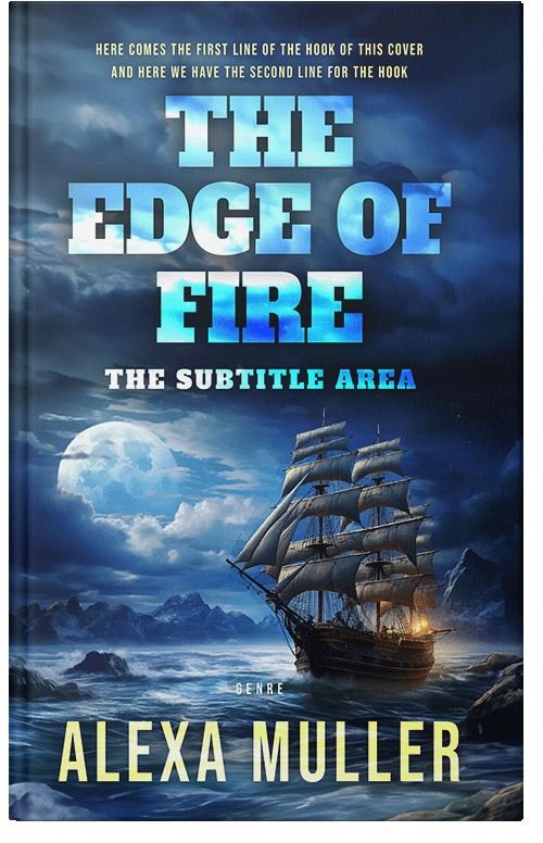 Front view of Premade Travel Book Cover - San Juan