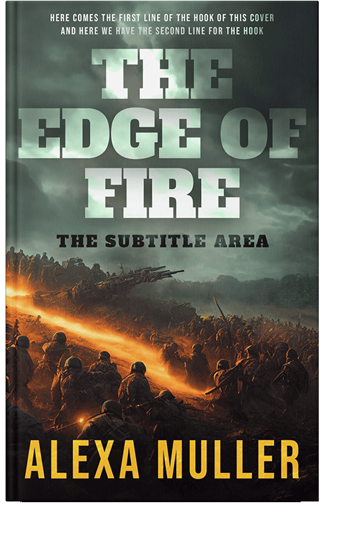 Front view of Heavy Metal #29189 - Premade Historical Book Cover