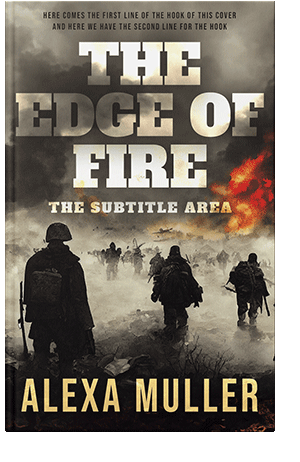 Pre Made Book Cover Taupe