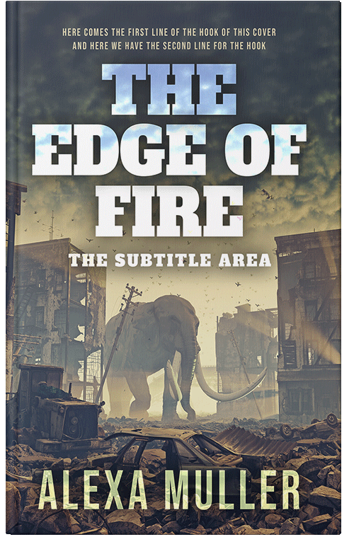 Front view of Premade Apocalyptica Book Cover - Abbey