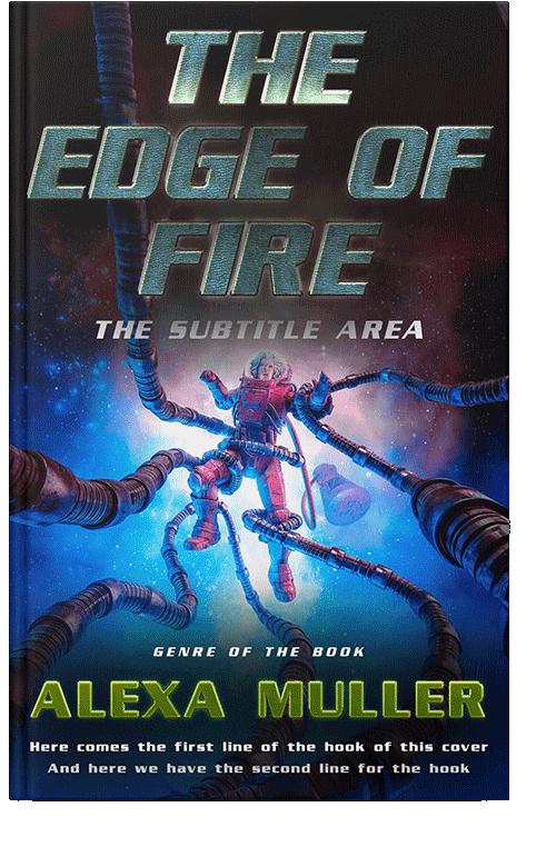 Front view of Silver Sand #29198 - Premade Science Fiction Book Cover