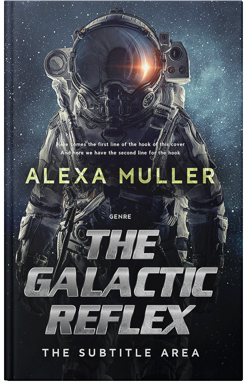 Front view of Mirage #29206 - Premade Science Fiction Book Cover