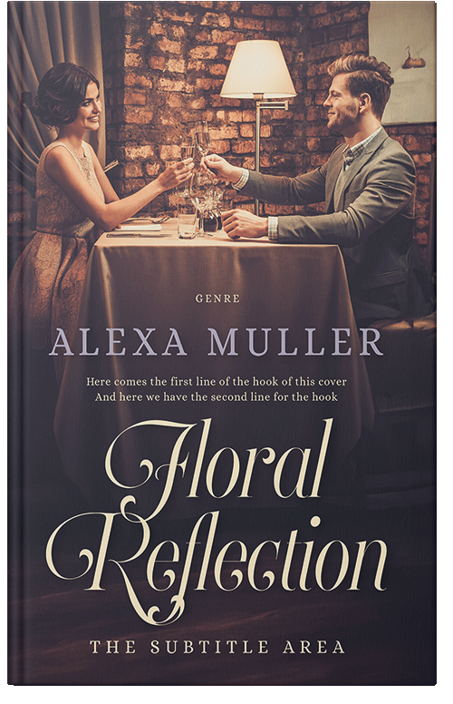 Front view of Thunder #29215 - Premade Romance Book Cover