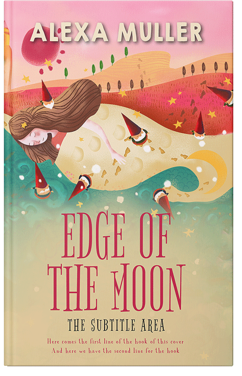 Front view of Hampton #29223 - Premade Fantasy Book Cover