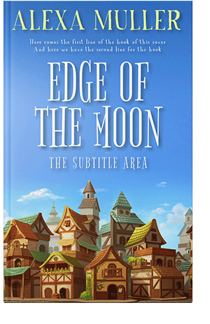 Pre Made Book Cover Havelock Blue