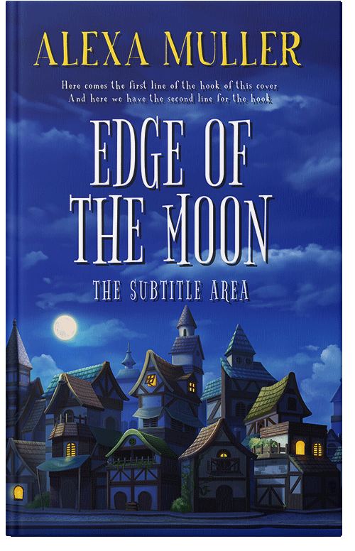 Front view of Premade Fantasy Book Cover - Jacksons Purple