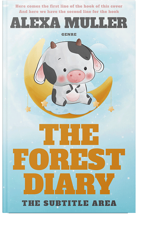 Front view of Iceberg #29232 - Premade Children's Book Cover