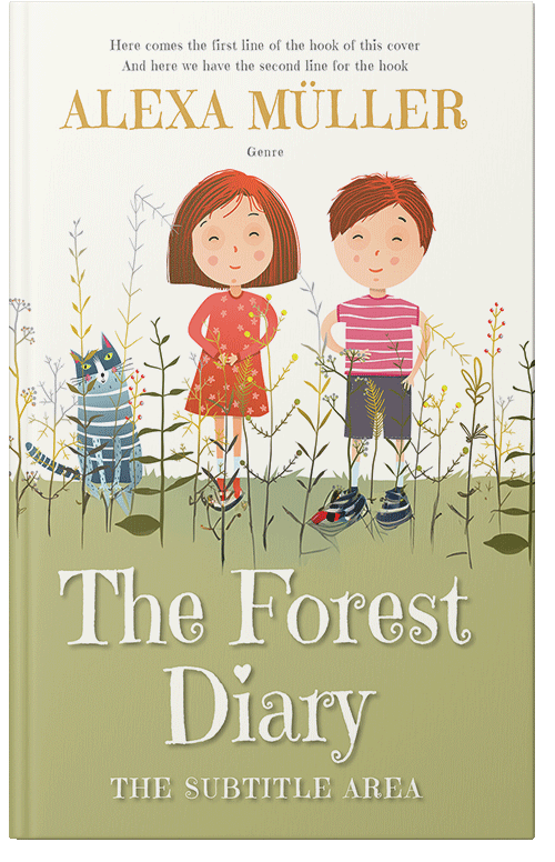 Front view of Tana #29235 - Premade Teen & Young Adult Book Cover