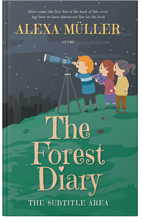 Front view of William #29236 - Premade Science & Nature Book Cover