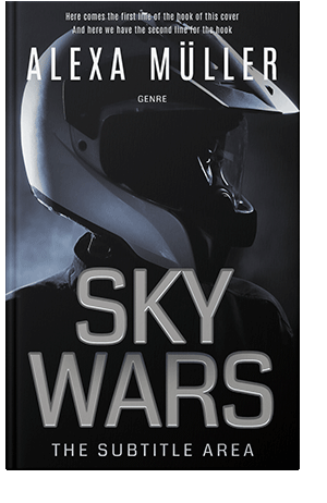 Pre Made Book Cover Silver Sand