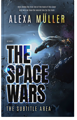 Pre Made Book Cover Ebony