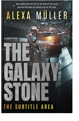 Pre Made Book Cover Ash