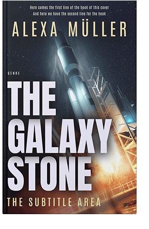 Pre Made Book Cover Stark White