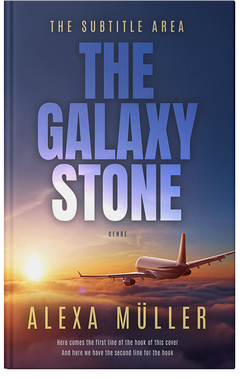 Front view of Premade Action & Adventure Book Cover - Rhino