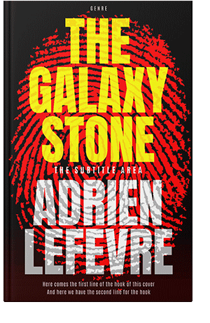 Pre Made Book Cover Graphite