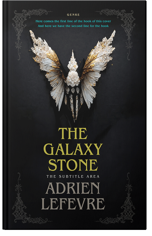 Front view of Premade Fantasy Book Cover - Woodsmoke