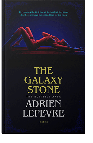 Pre Made Book Cover Ebony