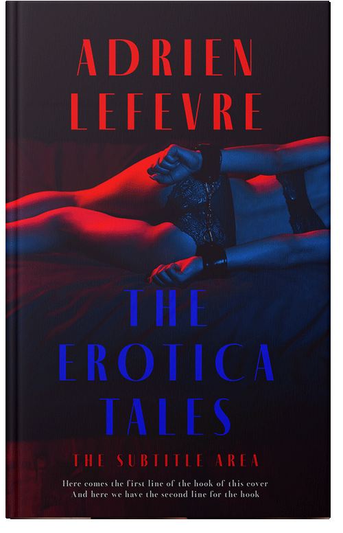 Front view of Ebony #29289 - Premade Erotica Book Cover