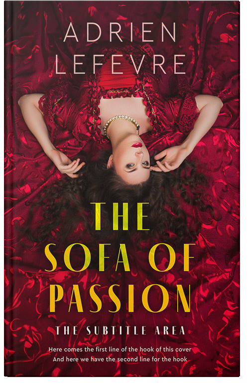 Front view of Bulgarian Rose #29298 - Premade Historical Book Cover