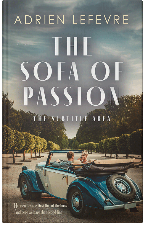 Front view of Premade Romance Book Cover - Ironside Gray