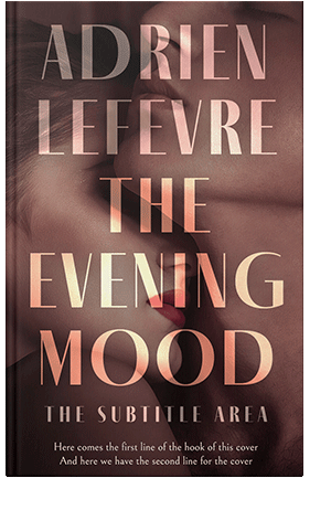 Pre Made Book Cover Crater Brown