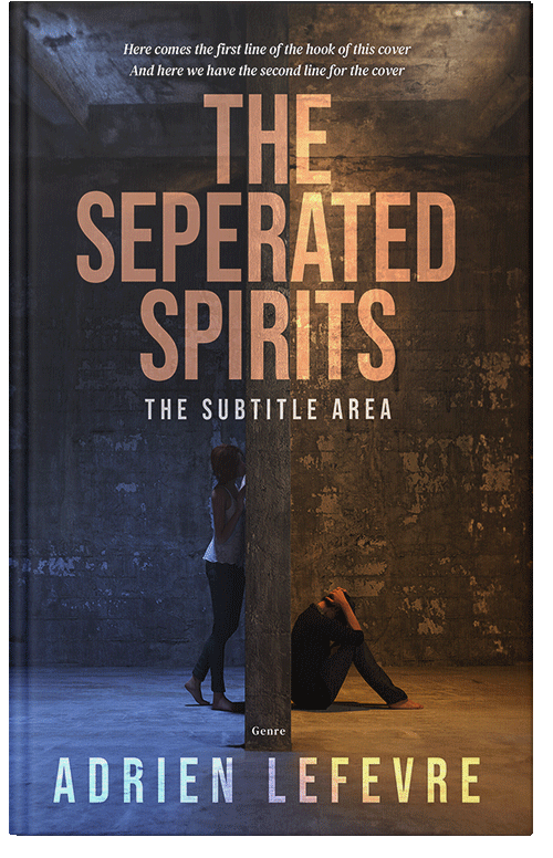 Front view of Premade Literary Fiction Book Cover - Thunder