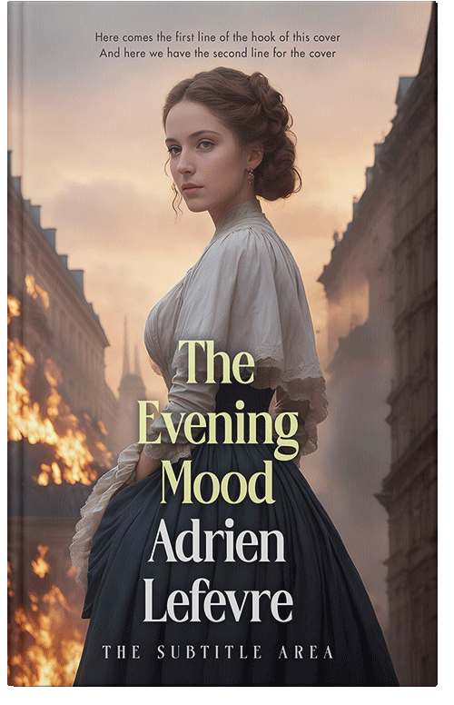 Front view of Premade Historical Book Cover - Indian Khaki